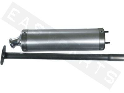 Silenciador aluminio GIANNELLI STREET Derbi GPR125R- Nude 2T '04-'05